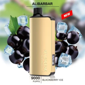 alibarbar ingot blackberry ice – – 9000 puffs 1.webp