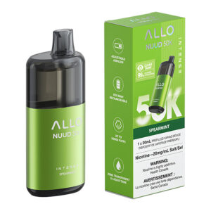 allo intense nuud 50k disposable vape device spearmint 20ml.jpg