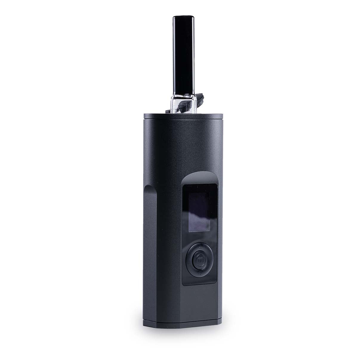 arizer air solo short mouthpiece black and clear with vape.jpg arizer air solo short mouthpiece black and clear with vape.jpg