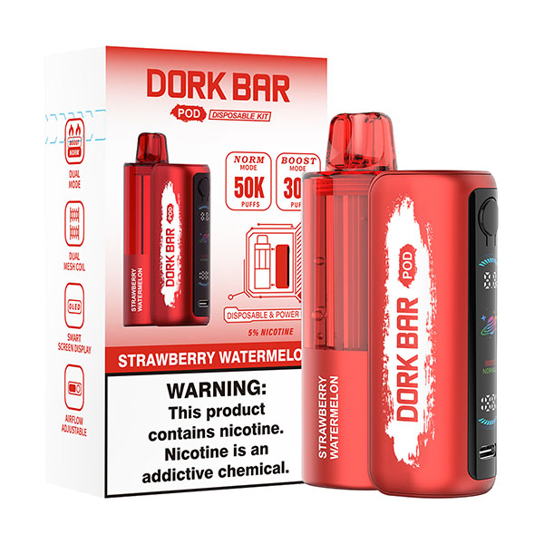 dork bar pod kit 50k disposable strawberry watermelon.jpg dork bar pod kit 50k disposable strawberry watermelon.jpg