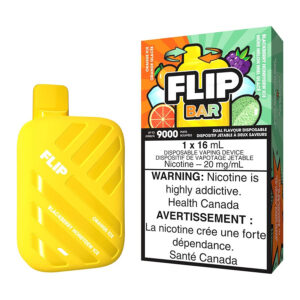 flip bar disposable vape device orange ice and blackberry honeydew ice.jpg