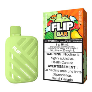 flip bar disposable vape device straw melon ice and straw mango ice.jpg