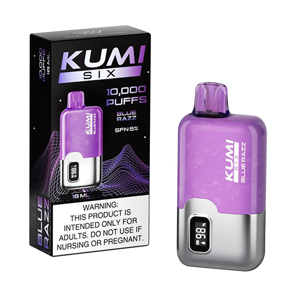 kumi six 10k puffs disposable blue razz.jpg kumi six 10k puffs disposable blue razz.jpg