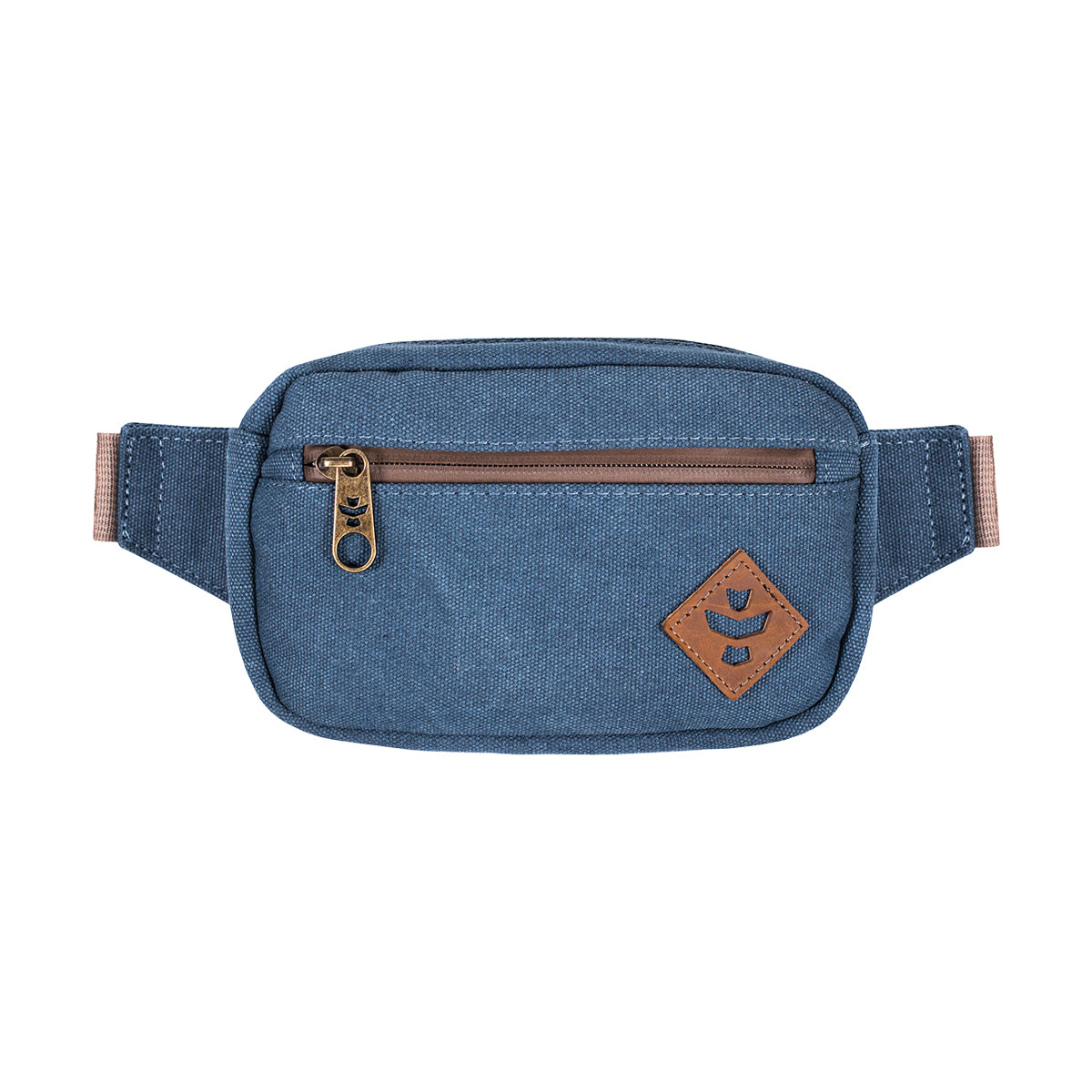 revelry the companion smell proof crossbody bag marine front view.jpg revelry the companion smell proof crossbody bag marine front view.jpg