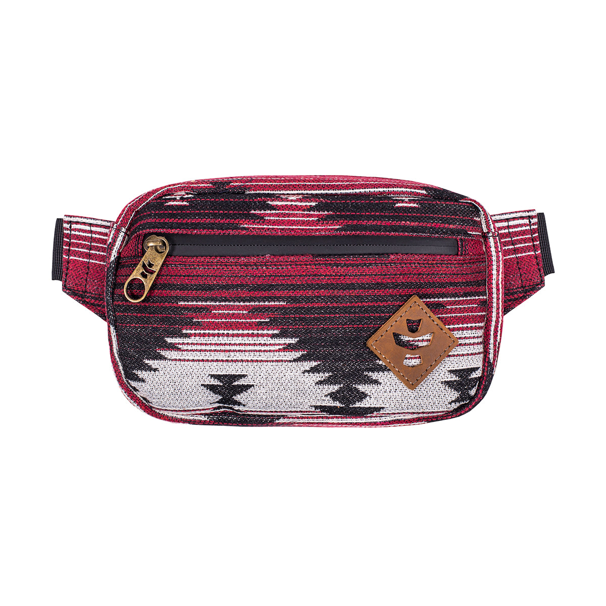 revelry the companion smell proof crossbody bag maroon pattern front view.jpg revelry the companion smell proof crossbody bag maroon pattern front view.jpg