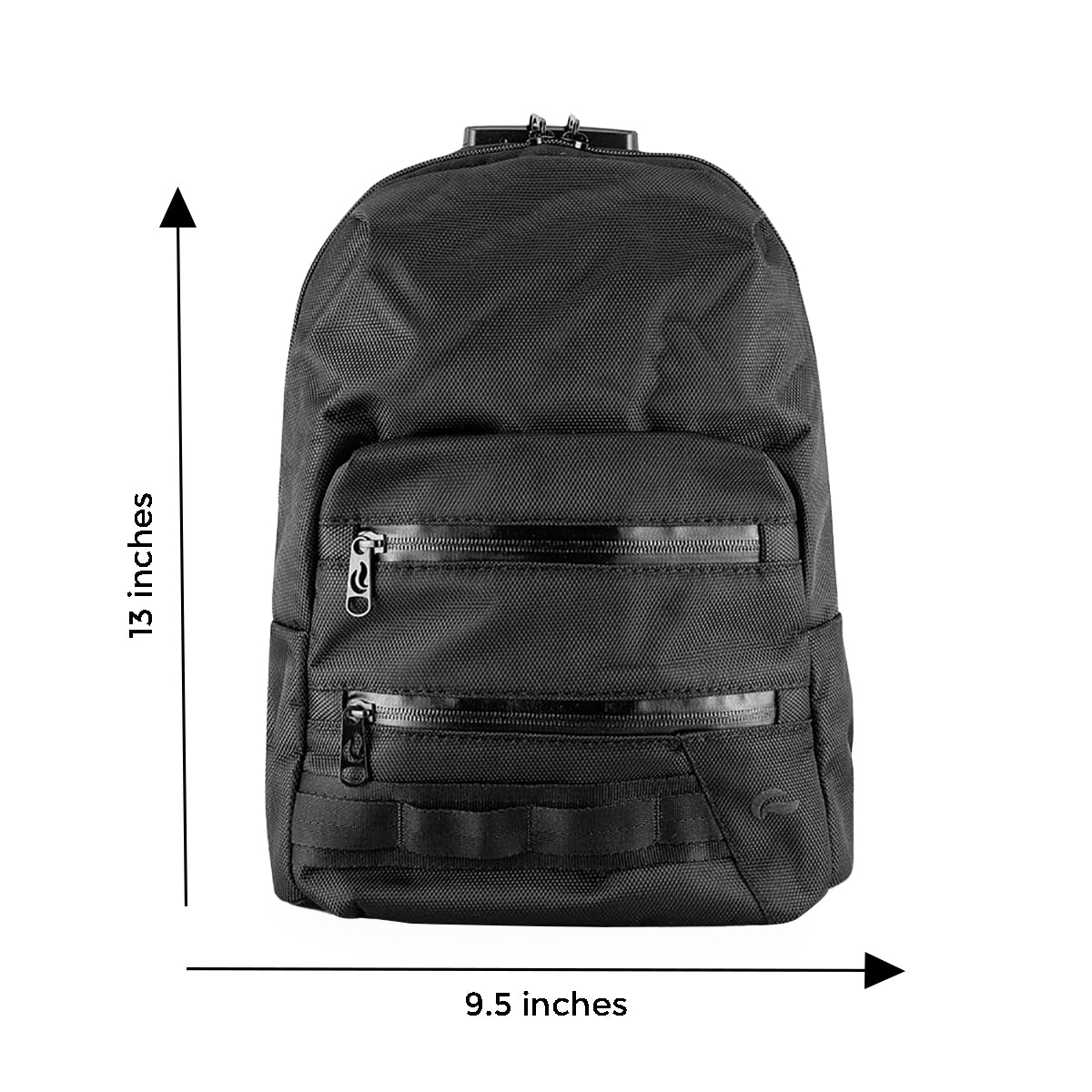 skunk mini backpack black front view measure.jpg skunk mini backpack black front view measure.jpg