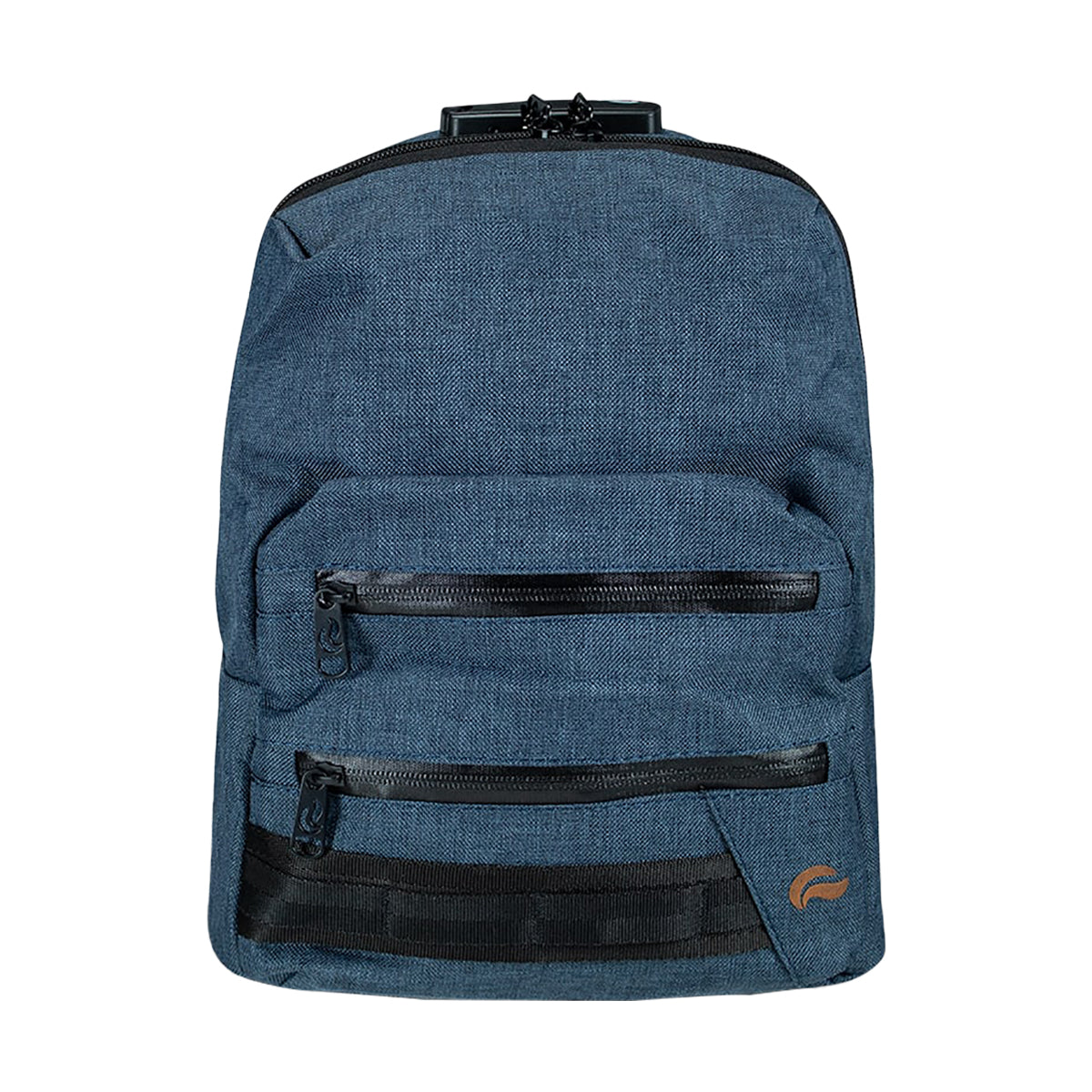 skunk mini backpack denim navy front view.jpg skunk mini backpack denim navy front view.jpg