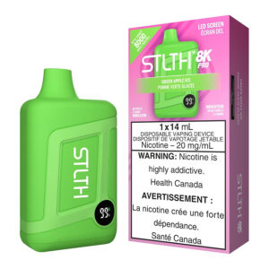 stlth 8k pro disposable vape device green apple ice.jpg