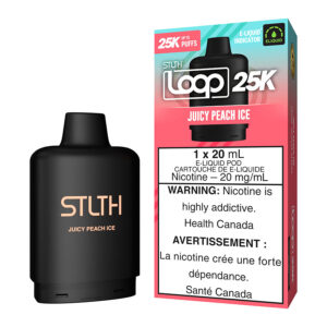 stlth loop 25k e liquid pod pack juicy peach ice.jpg