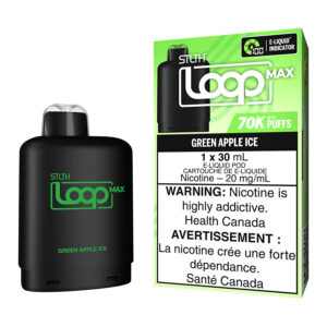 stlth loop max e liquid pod pack green apple ice.jpg