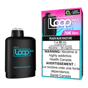 stlth loop max e liquid pod pack peach blue razz ice.jpg